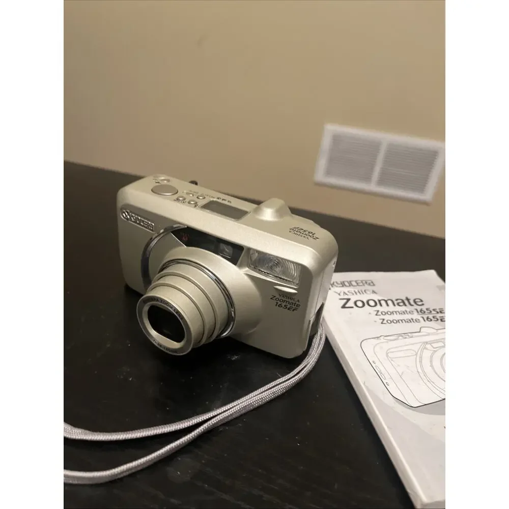 Kyocera Yashica Zoomate 165 EF 38-165mm Film Camera from Japan Tested